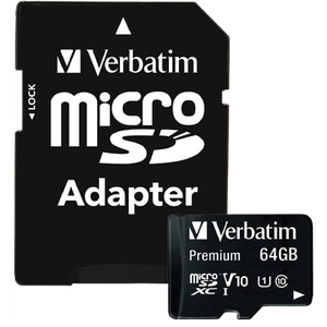 Flash Verbatim MicroSD 64GB