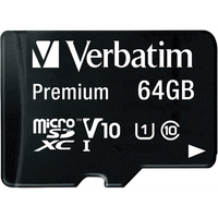 Flash Verbatim MicroSD 64GB