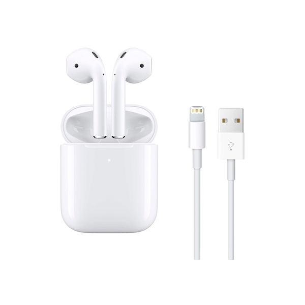 Apple AirPods v2 con estuche carga inalámbrica  Auriculares Apple AirPods v2 con estuche carga inalámbrica  Auriculares