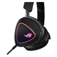 ASUS ROG Delta II Auriculares inalámbricos RGB gaming sonido HiRes DAC ESS Quad micrófono desmontable con cancelación de ruido AI