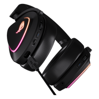ASUS ROG Delta II Auriculares inalámbricos RGB gaming sonido HiRes DAC ESS Quad micrófono desmontable con cancelación de ruido AI