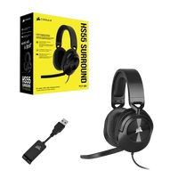 Corsair HS55 Surround Carbon Auriculares Corsair HS55 Surround Carbon Auriculares