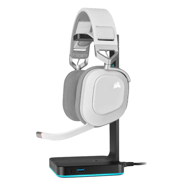 Corsair HS80 RGB Wireless White  Auriculares Corsair HS80 RGB Wireless White  Auriculares