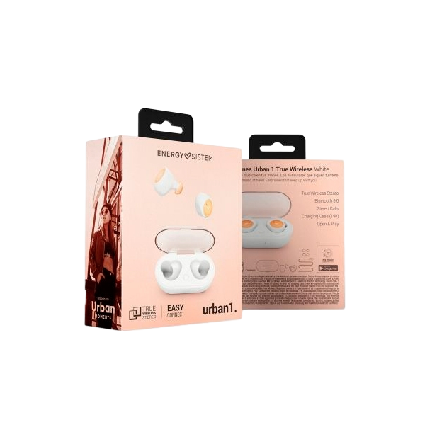 Energy Sistem Urban 1 TWireless Blanco  Auriculares Energy Sistem Urban 1 TWireless Blanco  Auriculares