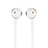 JBL Tune 205 OroBlanco  Auriculares con Micrófono