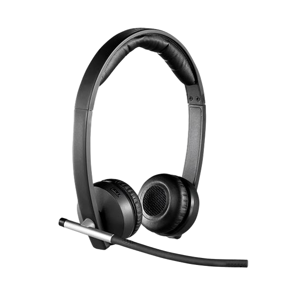 Logitech Auriculares Estereo Dual Inalámbricos con Micrófono H820E Negro USB Logitech Auriculares Estereo Dual Inalámbricos con Micrófono H820E Negro USB