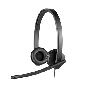 Logitech Auriculares Estereo con Micrófono H570E Negro USB