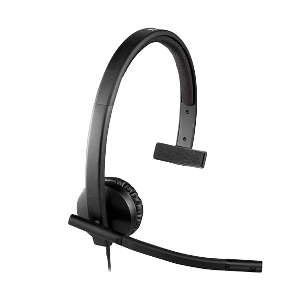 Logitech Auriculares Monoaurales con Micrófono H570E Negro USB Logitech Auriculares Monoaurales con Micrófono H570E Negro USB