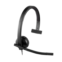 Logitech Auriculares Monoaurales con Micrófono H570E Negro USB Logitech Auriculares Monoaurales con Micrófono H570E Negro USB