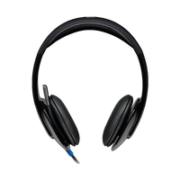 Logitech Auriculares Estéreo con Micrófono H540 Negro USB