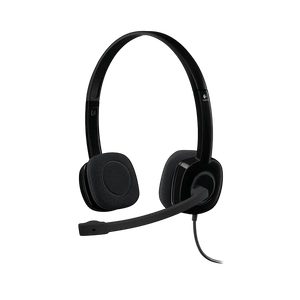 Logitech Auriculares Estéreo con Micrófono H151 Negro Logitech Auriculares Estéreo con Micrófono H151 Negro