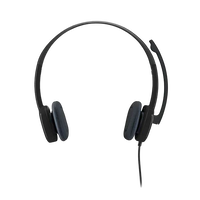 Logitech Auriculares Estéreo con Micrófono H151 Negro