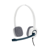 Logitech Auriculares Estéreo con Micrófono H150 Blanco