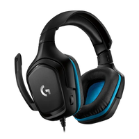 Logitech G432 71 Negro  Azul Gaming  Auricular
