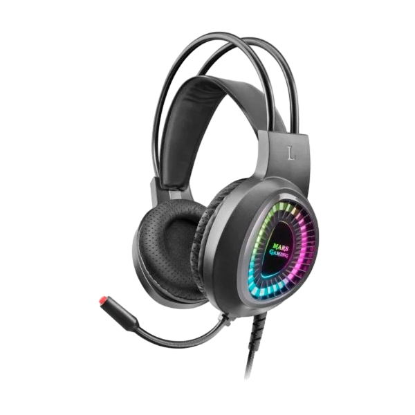 Mars Gaming MH220 RGB Negros  Auriculares Gaming Mars Gaming MH220 RGB Negros  Auriculares Gaming
