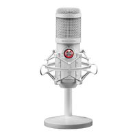 Mars Gaming MMICX Blanco Micrófono Profesional con Doble Cápsula Cardioide y Omnidireccional 96KHz LED USB Jack 35mm Mars Gaming MMICX Blanco Micrófono Profesional con Doble Cápsula Cardioide y Omnidireccional 96KHz LED USB Jack 35mm