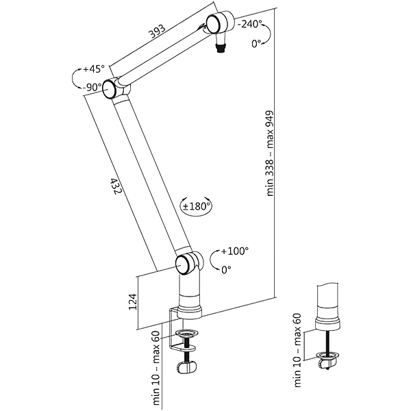 OPLITE Supreme Boom Arm Stand  Soporte para micrófono OPLITE Supreme Boom Arm Stand  Soporte para micrófono