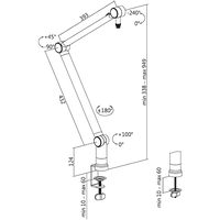 OPLITE Supreme Boom Arm Stand Soporte para micrófono OPLITE Supreme Boom Arm Stand Soporte para micrófono