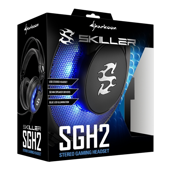 Sharkoon Skiller SGH2 negro USB Auriculares Sharkoon Skiller SGH2 negro USB Auriculares