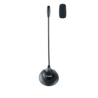 TooQ TQMM213 Negro 35mm Micrófono Flexible