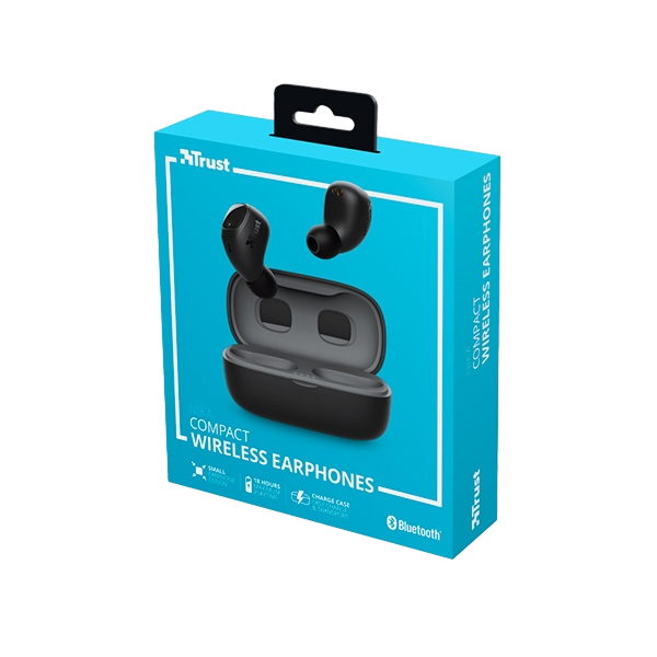 Trust Nika Compact Bluetooth Wireless Negro Auriculares Trust Nika Compact Bluetooth Wireless Negro Auriculares