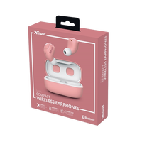 Trust Nika Compact Bluetooth Wireless Rosa  Auriculares