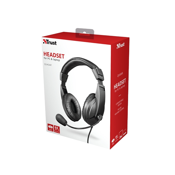 Trust Quasar 21661 Negro PC  Auriculares Trust Quasar 21661 Negro PC  Auriculares