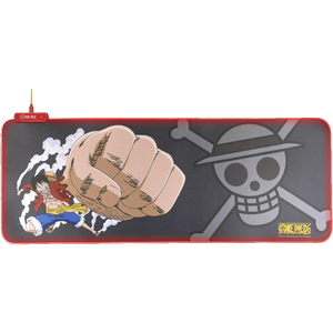 FRTEC One Piece Luffy Alfombrilla XL Gaming LED Rojo Superficie Suave y Antideslizante FRTEC One Piece Luffy Alfombrilla XL Gaming LED Rojo Superficie Suave y Antideslizante