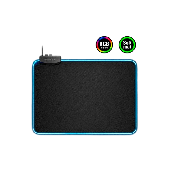 Sharkoon 1337 RGB Negro L Alfombrilla Sharkoon 1337 RGB Negro L Alfombrilla
