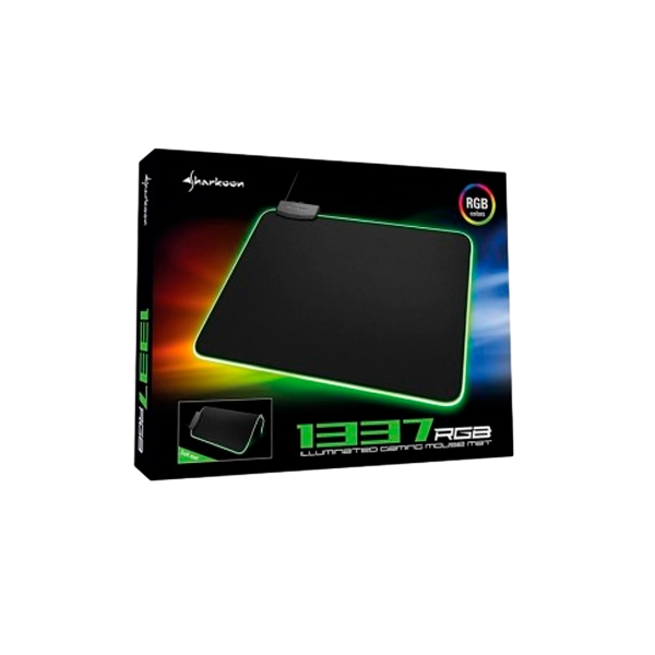 Sharkoon 1337 RGB Negro L Alfombrilla Sharkoon 1337 RGB Negro L Alfombrilla
