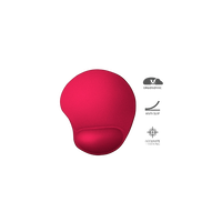 Trust Bigfoot Gel Roja Alfombrilla Ergonómica Trust Bigfoot Gel Roja Alfombrilla Ergonómica