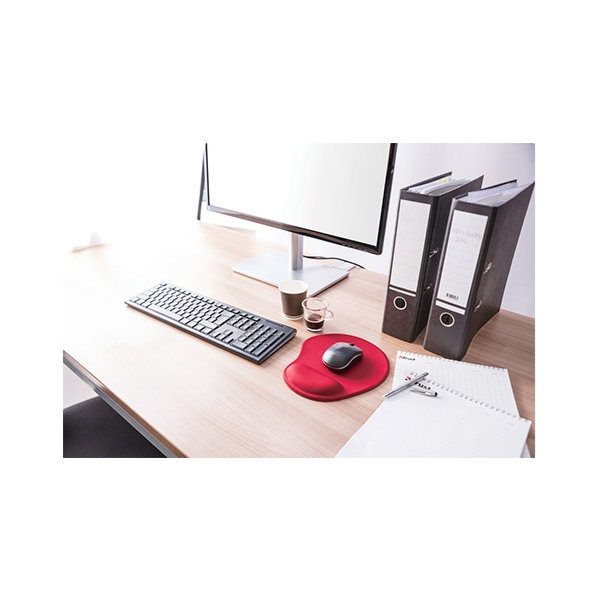 Trust Bigfoot Gel Roja  Alfombrilla Ergonómica Trust Bigfoot Gel Roja  Alfombrilla Ergonómica