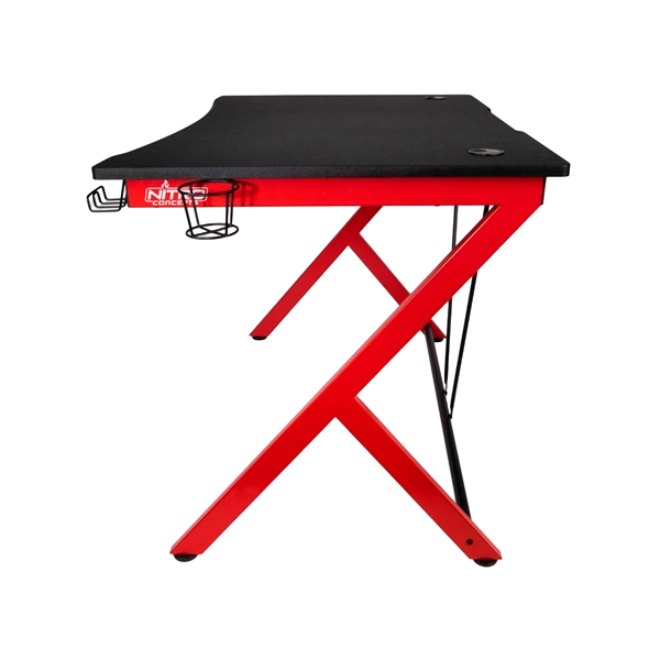 Nitro Concepts D12 negra  roja  mesa Nitro Concepts D12 negra  roja  mesa