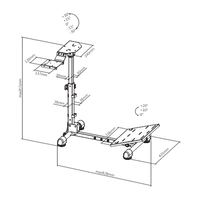 OPLITE Wheel Stand GT  Soporte volante y pedales