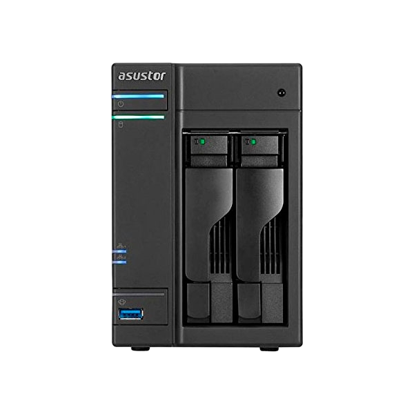 Asustor AS6302T 2 Bahías 2Core 25GHz 2GB DDR3L NAS Asustor AS6302T 2 Bahías 2Core 25GHz 2GB DDR3L NAS