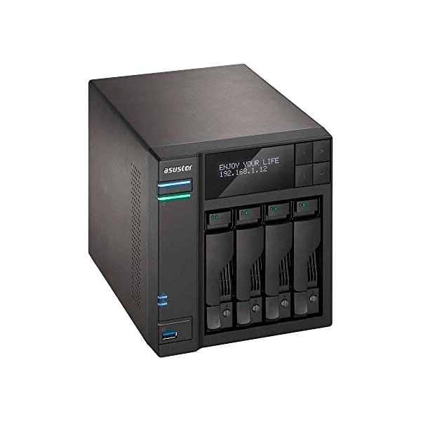 Asustor AS6404T 4 Bahías 4Core 23GHz 8GB DDR3L NAS Asustor AS6404T 4 Bahías 4Core 23GHz 8GB DDR3L NAS