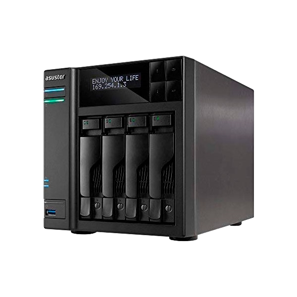 Asustor AS6404T 4 Bahías 4Core 23GHz 8GB DDR3L NAS Asustor AS6404T 4 Bahías 4Core 23GHz 8GB DDR3L NAS