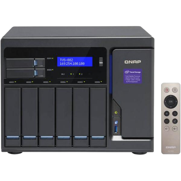 QNAP TVS882 i3 8GB  Servidor NAS QNAP TVS882 i3 8GB  Servidor NAS