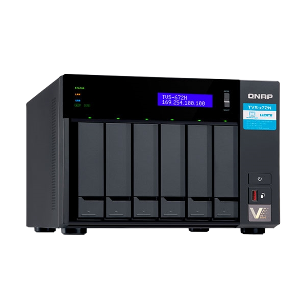 QNAP TVS672NI34G 6 Bahías Servidor NAS QNAP TVS672NI34G 6 Bahías Servidor NAS