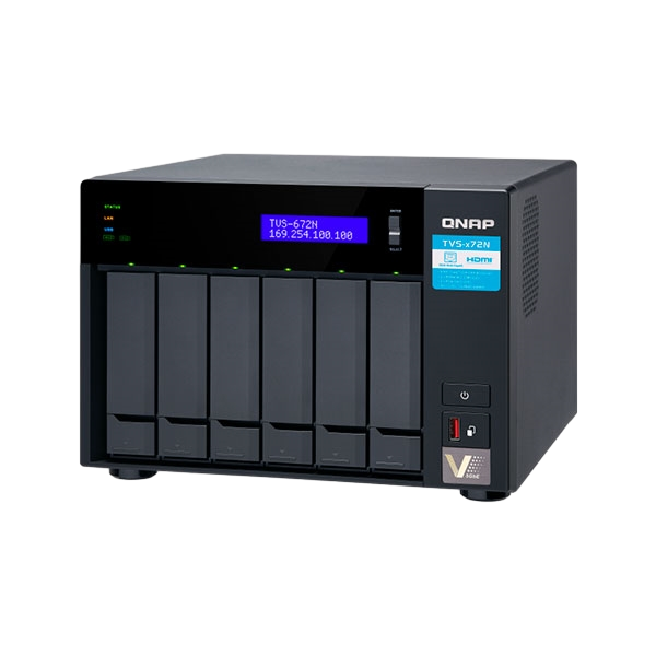 QNAP TVS672NI34G 6 Bahías Servidor NAS QNAP TVS672NI34G 6 Bahías Servidor NAS