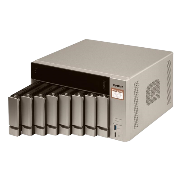 QNAP  TVS873E  RX421BD  Ethernet  Tower  Gris  NAS QNAP  TVS873E  RX421BD  Ethernet  Tower  Gris  NAS