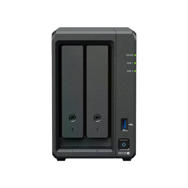 Synology DS725 8TB NAS 2Bay AMD R1600 8GB 25GbE Synology DS725 8TB NAS 2Bay AMD R1600 8GB 25GbE