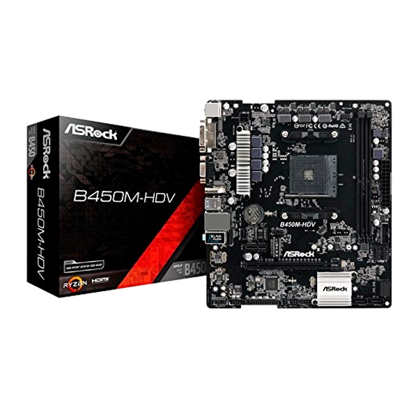 Asrock B450M HDV  Placa Base Asrock B450M HDV  Placa Base