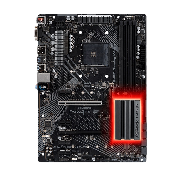 Asrock Fatality B450 Gaming K4 Placa Base AM4 Asrock Fatality B450 Gaming K4 Placa Base AM4
