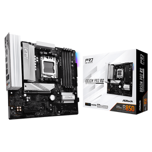 Asrock B850M Pro RS DDR5 MicroATX Placa Base AM5 Asrock B850M Pro RS DDR5 MicroATX Placa Base AM5