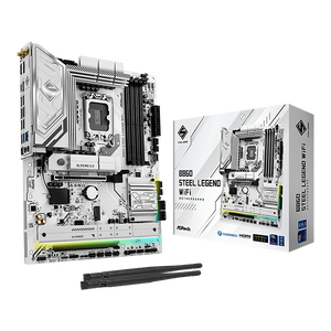 Asrock B860 Steel Legend  WiFi 6E Bluetooth 53  DDR5  ATX  Placa Intel 1851