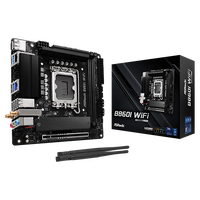 Asrock B860I WiFi 6E Bluetooth 53 DDR5 Mini ITX Placa Base Intel 1851 Asrock B860I WiFi 6E Bluetooth 53 DDR5 Mini ITX Placa Base Intel 1851
