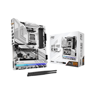 Asrock X870 Pro RS  WiFi 7 Bluetooth 54  DDR5  ATX  Blanca  Placa Base AM5