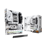 Asrock X870 Steel Legend  WiFi 7 Bluetooth 54  DDR5  ATX  Blanca  Placa Base AM5