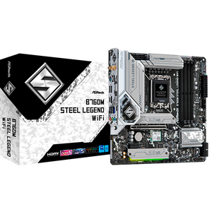 Asrock B760M Steel Legend  WiFi AX  DDR5  MicroATX  Placa Base Intel 1700